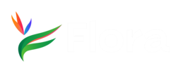 flora-white-logo